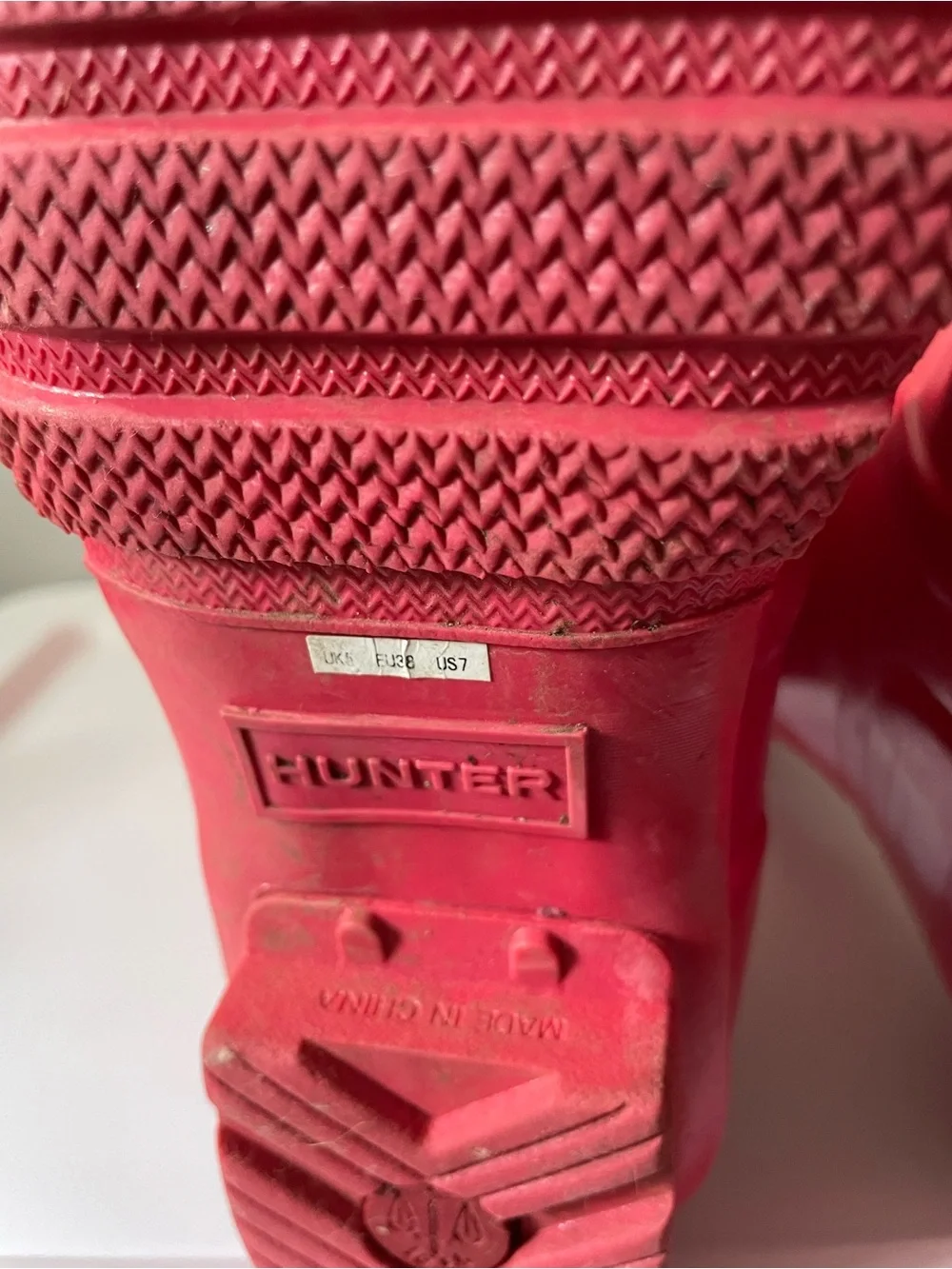 Hunter Original Gloss Women's Tall Rain Boots - Lipgloss Pink